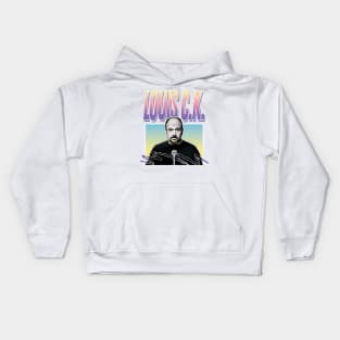 Louis CK 90s Style Aesthetic Design Kids Hoodie